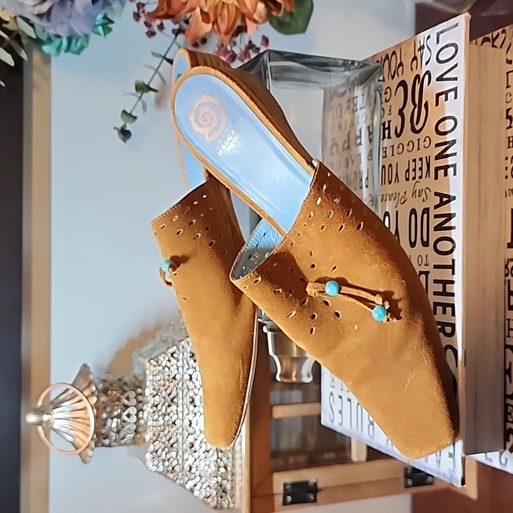 Ursula Mascaro Menorca  all leather Slip on mules